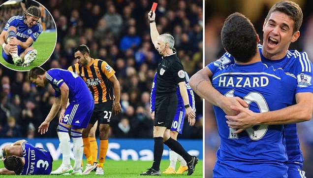 Chelsea Tundukkan Hull City 2-0, Jaga Tiga Poin dari Manchester City